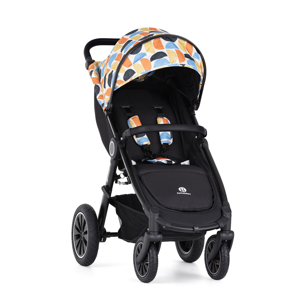 PETITE&amp;MARS Kočík Street+ Air Black Limited 100 Retro