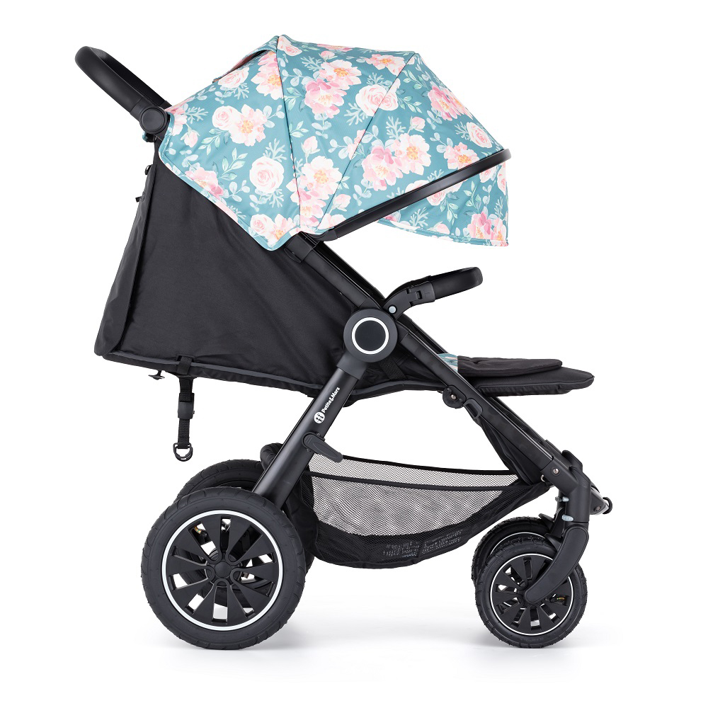 PETITE&amp;MARS Kočík Street+ Air Black Limited 100 Roses