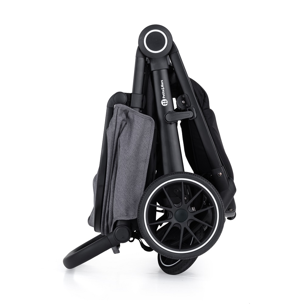 PETITE&amp;MARS Kočík Street+ RWS Black Limited 100 Faces