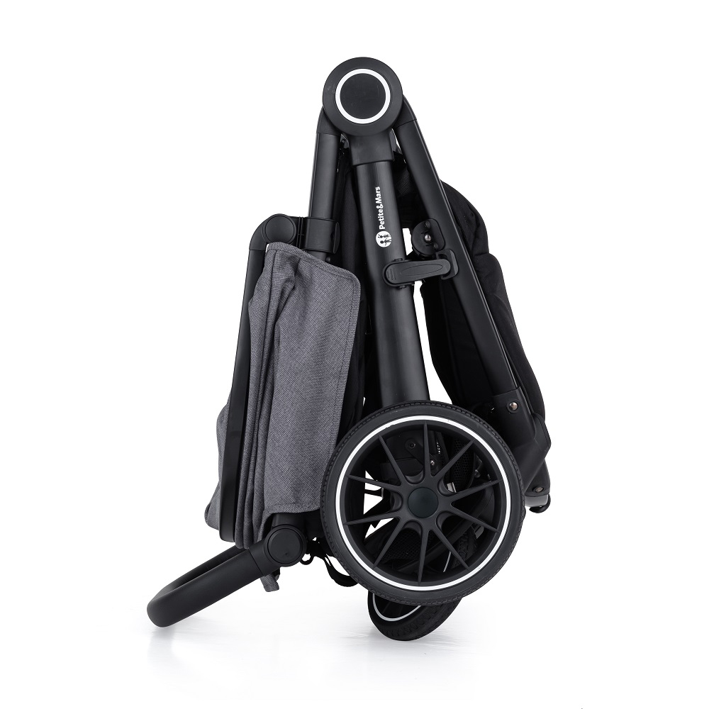 PETITE&amp;MARS Kočík Street+ RWS Black Limited 100 Palmtree