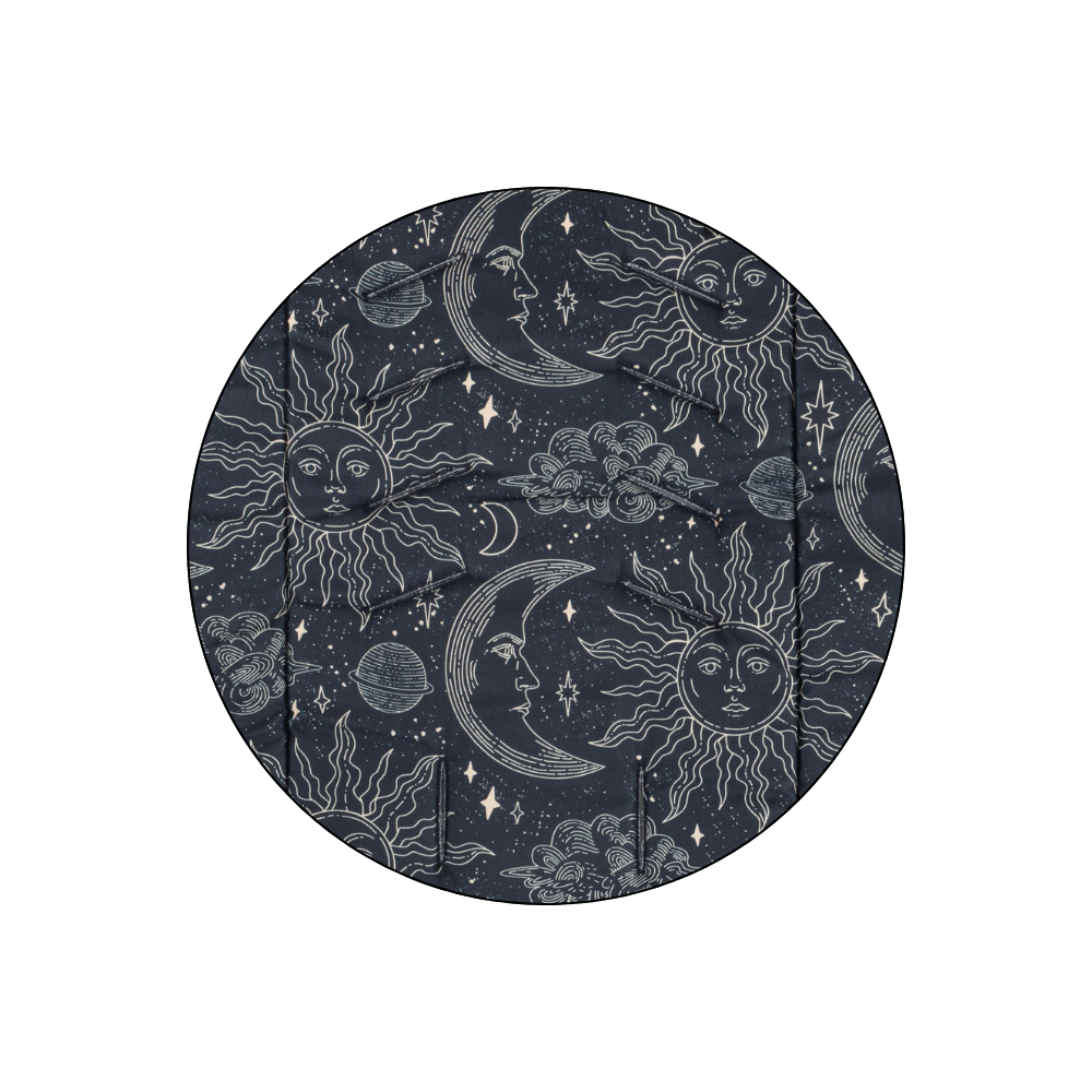 PETITE&amp;MARS Vložka do kočíka Foamy Cosmic Night