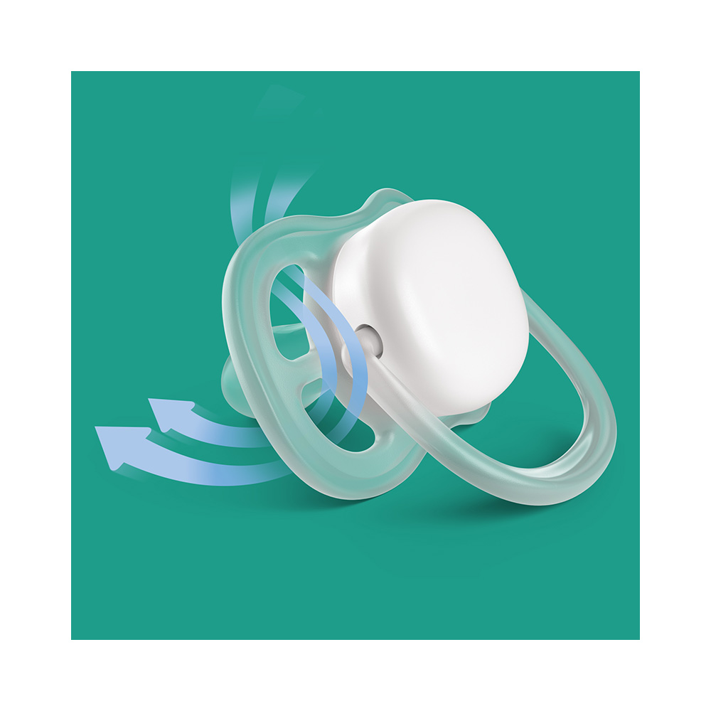 Philips AVENT Cumlík Ultra air denný a nočný neutral/obrázok 0-6m 2ks