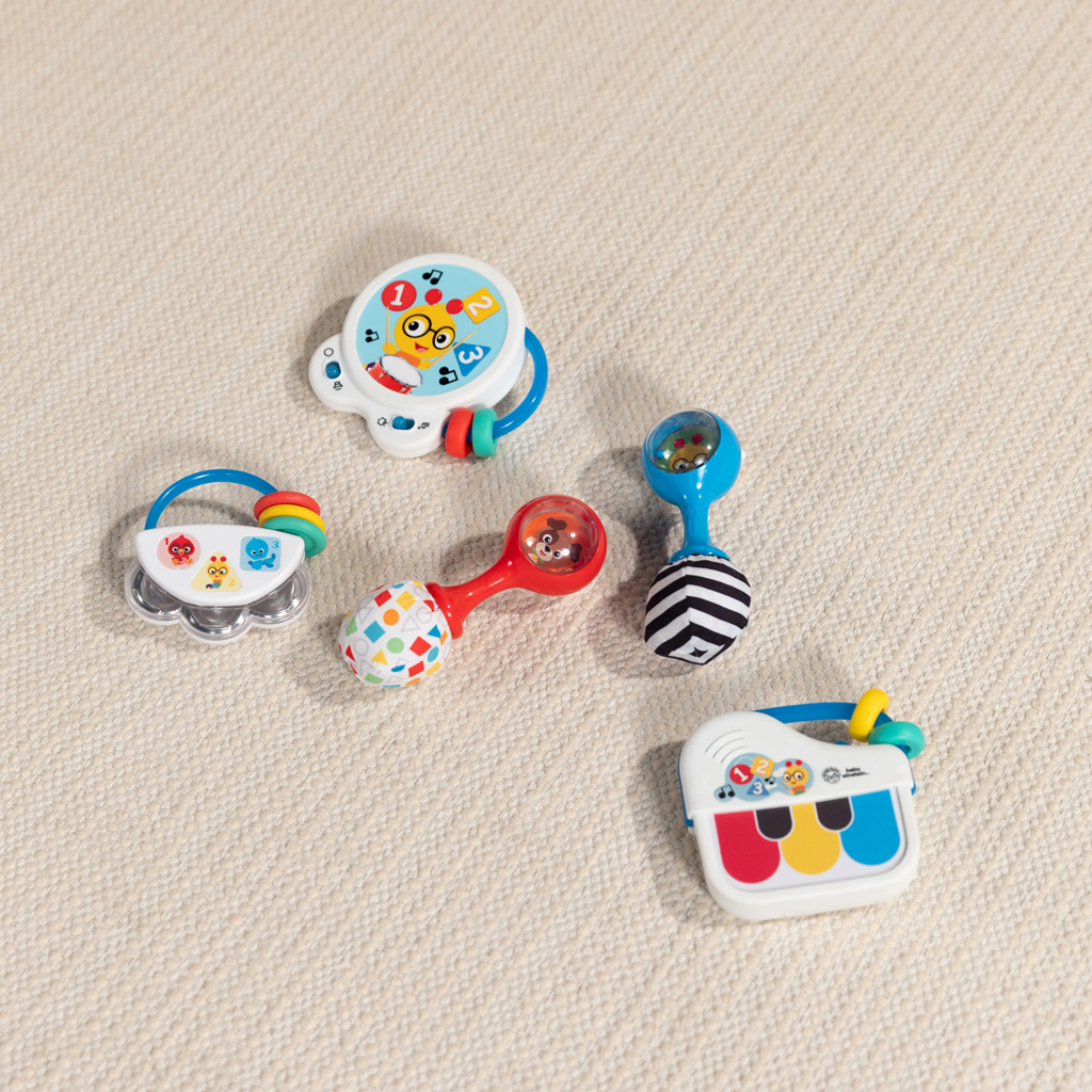 BABY EINSTEIN Hračka hudobná bubon Tiny Tempo™ 3m+