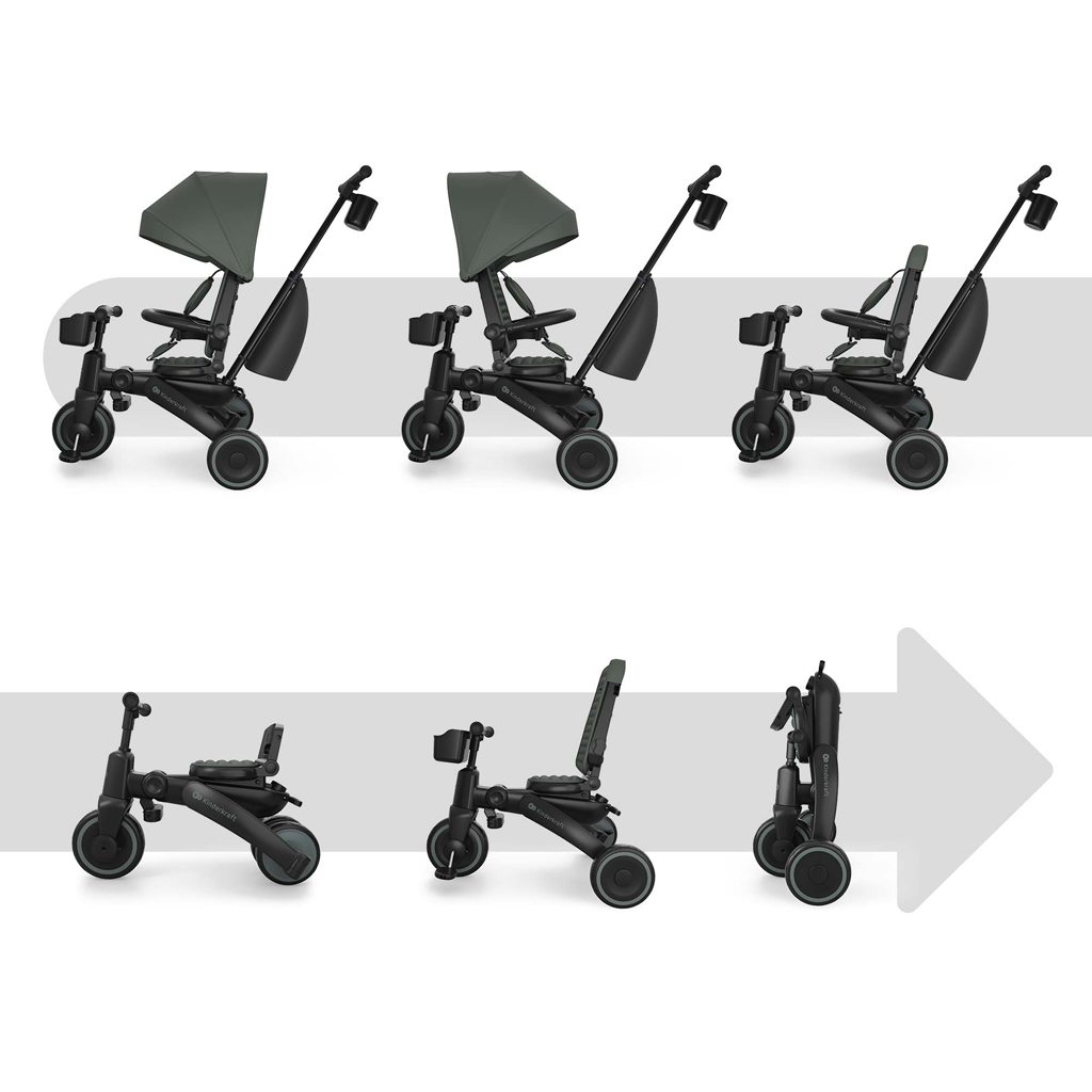 KINDERKRAFT Trojkolka Jazz 3 Green, 9m+