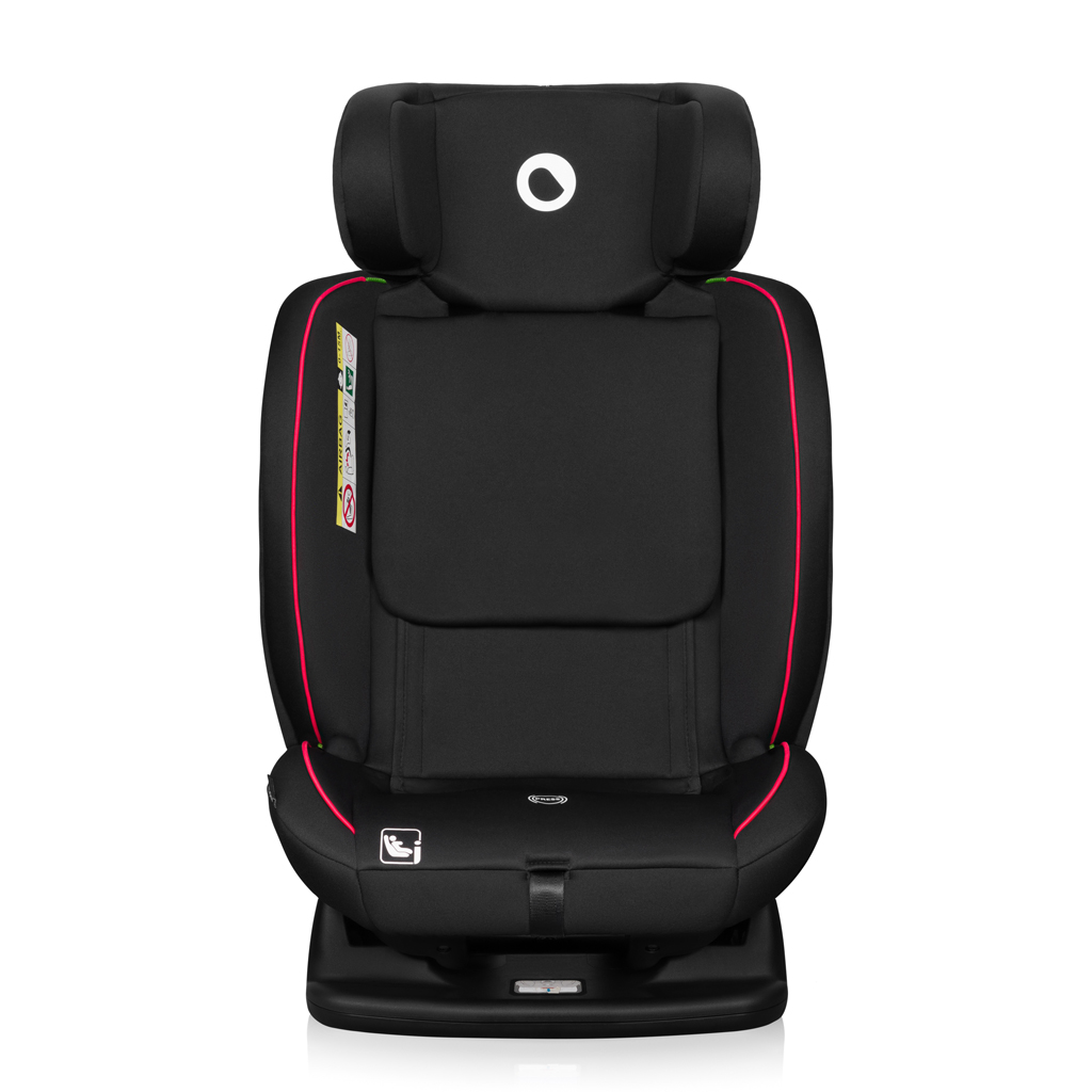 LIONELO Autosedačka Aart i-Size (40-150 cm) Black Carbon Red