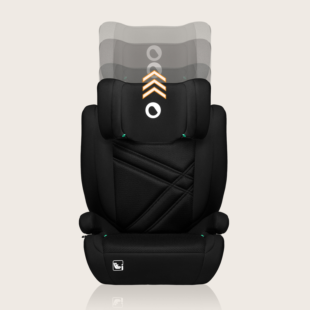 LIONELO Autosedačka Hugo i-Size (100-150 cm) Black Carbon