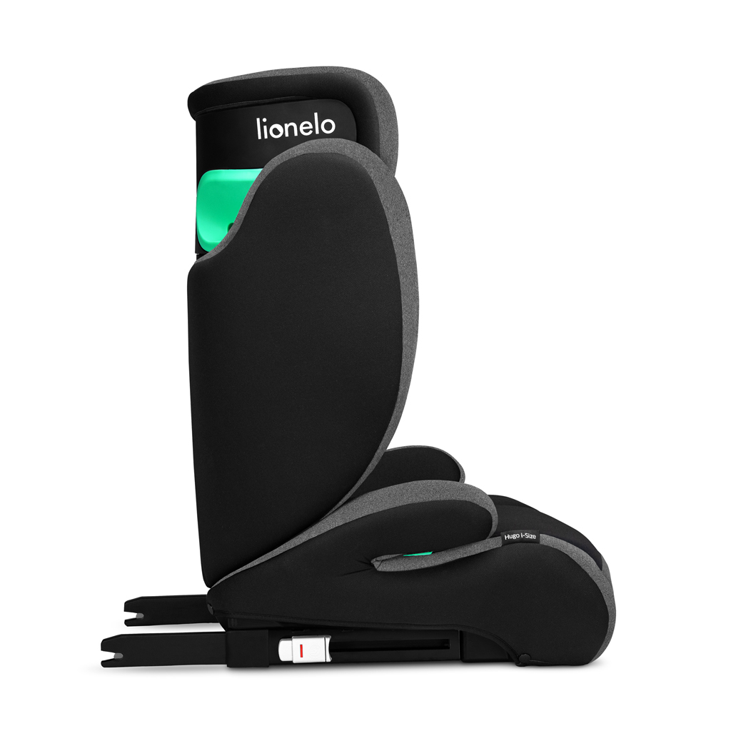 LIONELO Autosedačka Hugo i-Size (100-150 cm) Black Grey