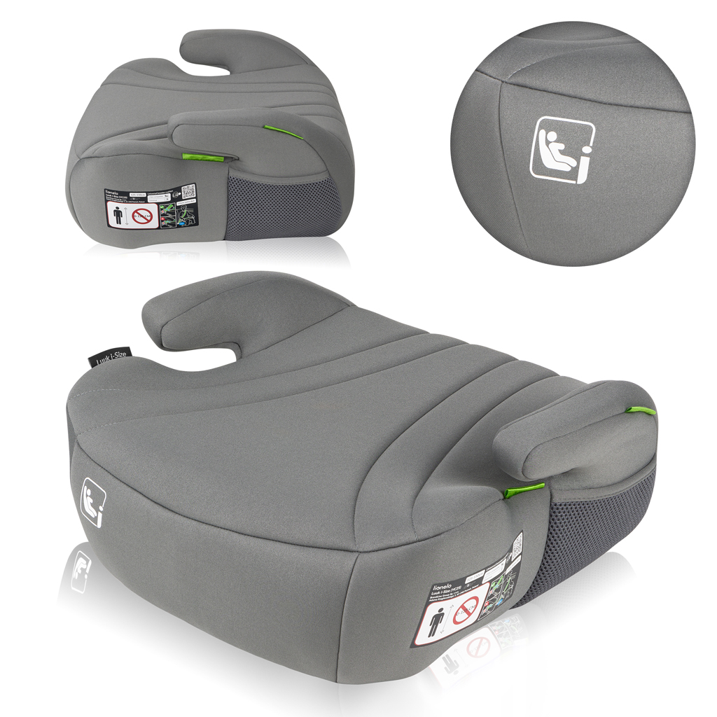 LIONELO Podsedák Luuk i-Size (125-150 cm) Grey