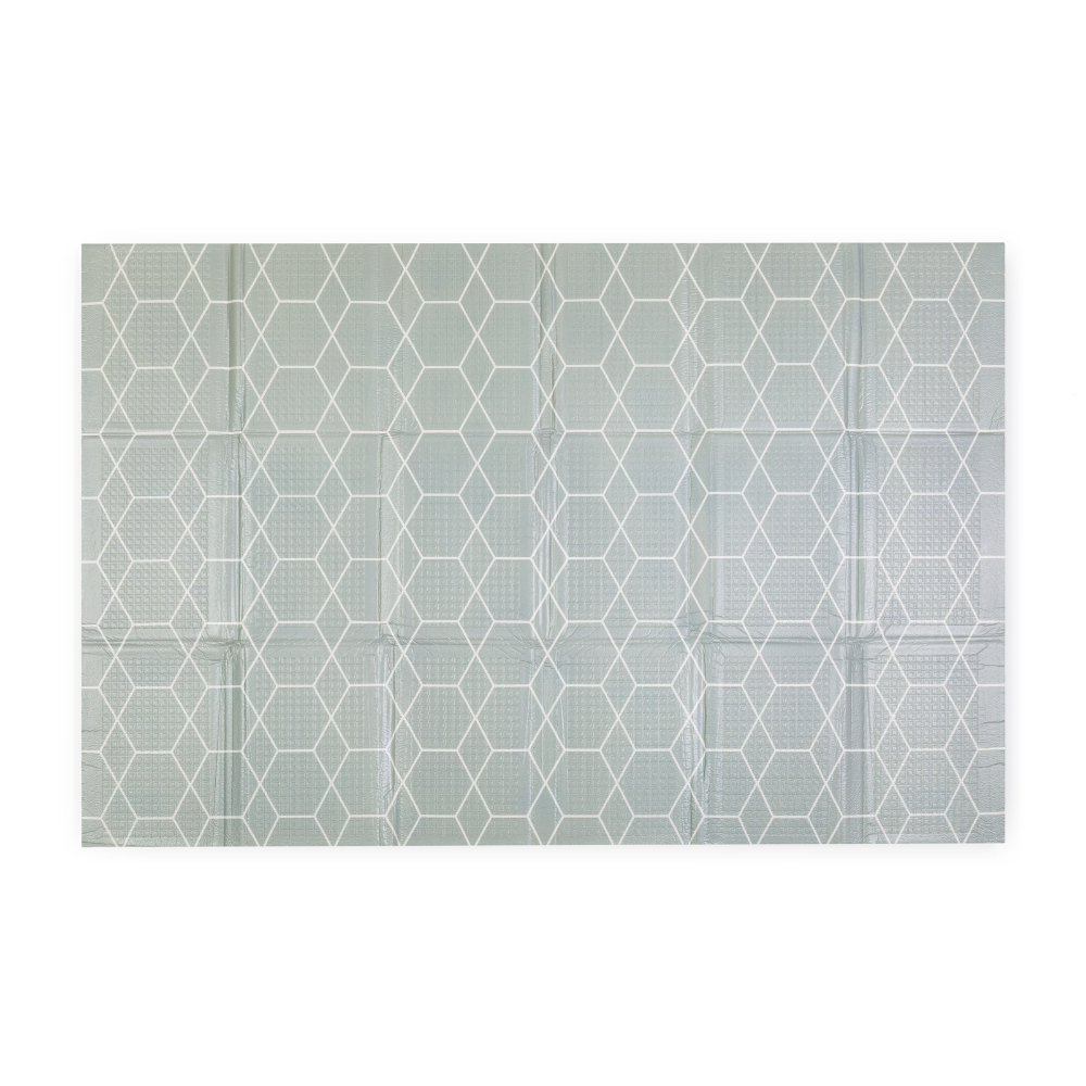 PETITE&amp;MARS Podložka na hranie skladacie Campy L 130x200cm Animals&amp;Hexagon