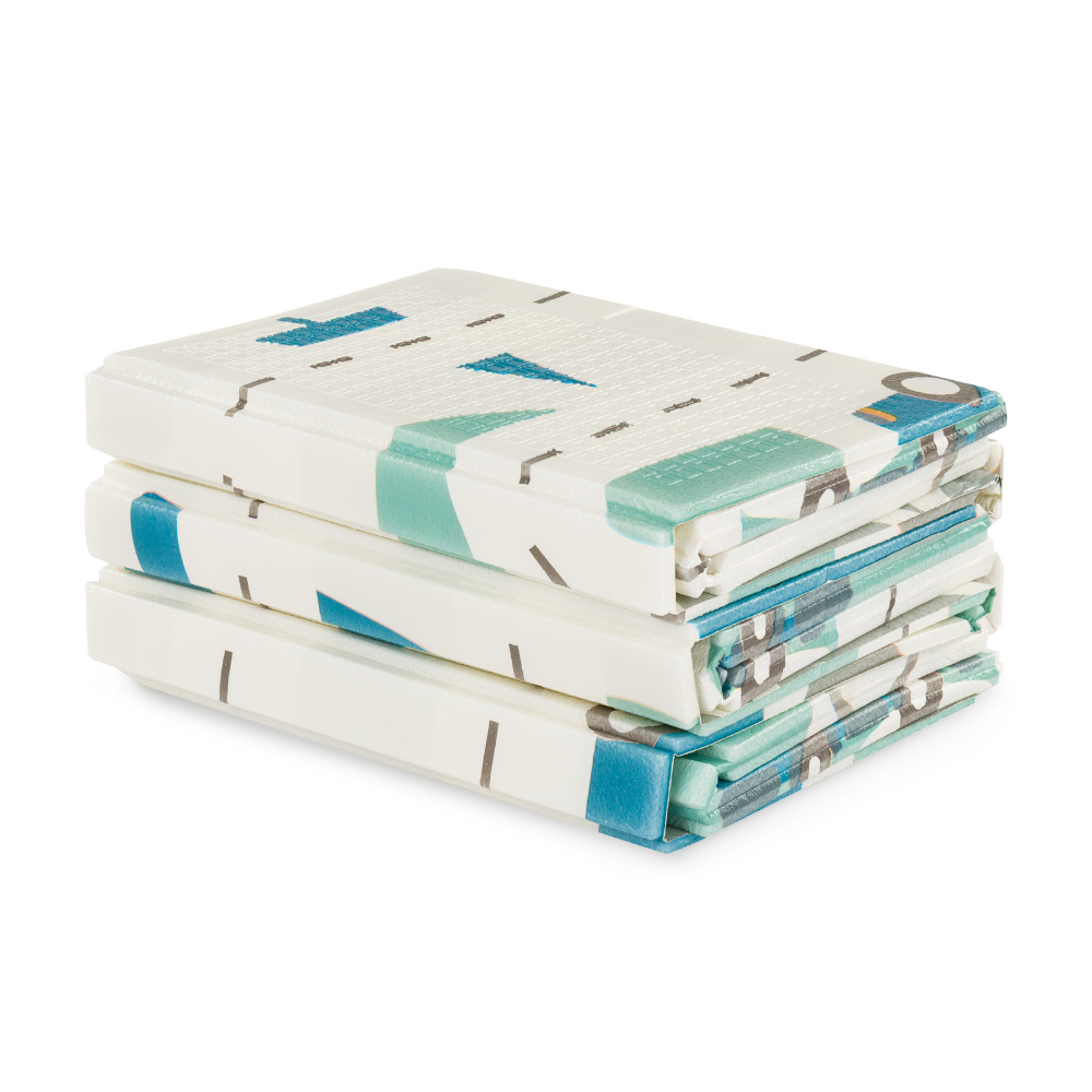 PETITE&amp;MARS Podložka na hranie skladacie Campy L 130x200cm Cars&amp;Arabesca