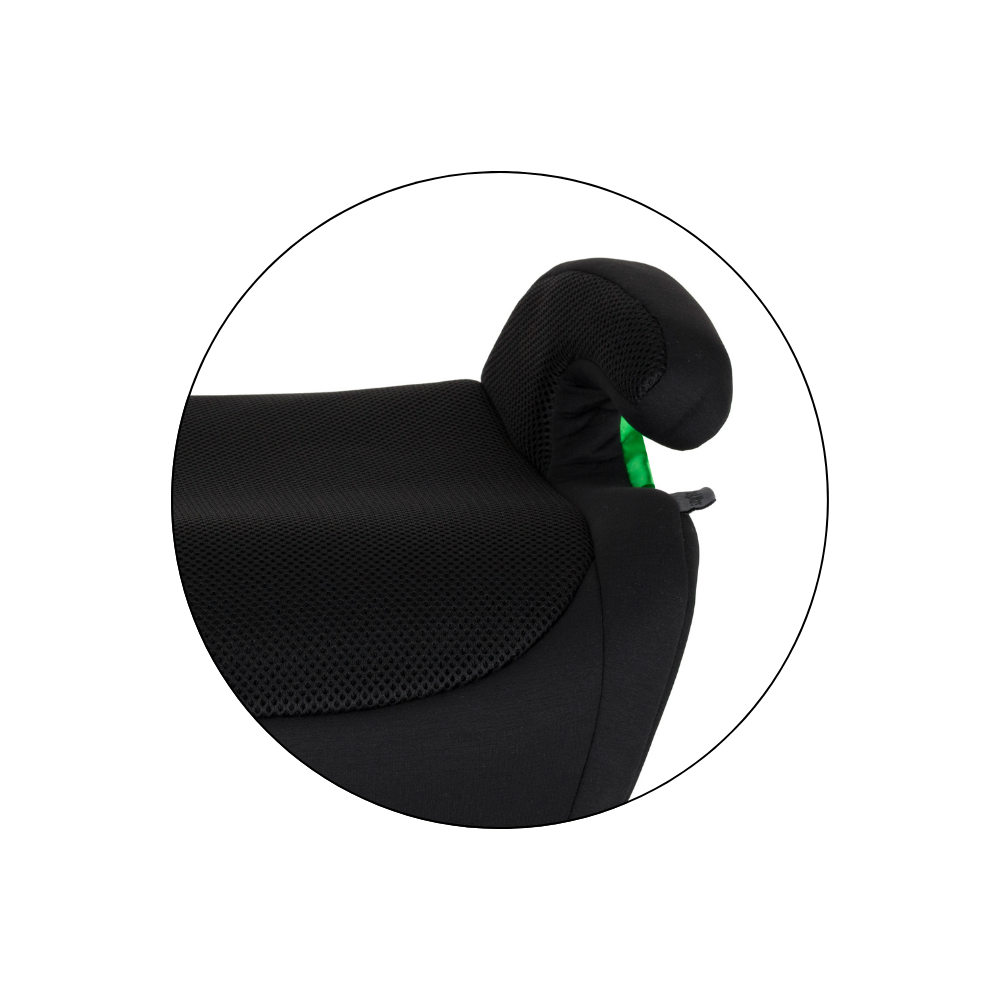 PETITE&amp;MARS Podsedák Optimus Pro i-Size Air Coal Black 125 - 150 cm (22-36 kg)