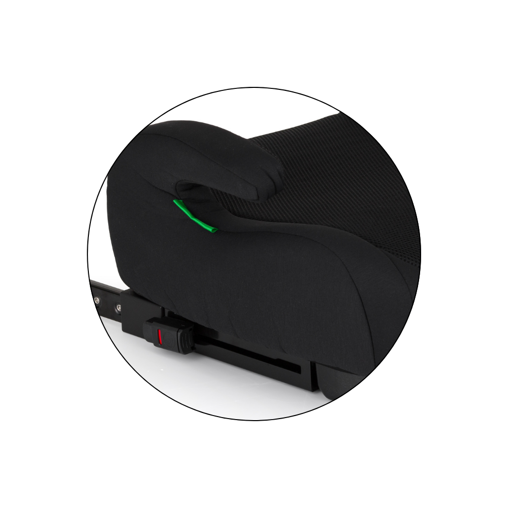 PETITE&amp;MARS Podsedák Optimus Pro i-Size Air Coal Black 125 - 150 cm (22-36 kg)