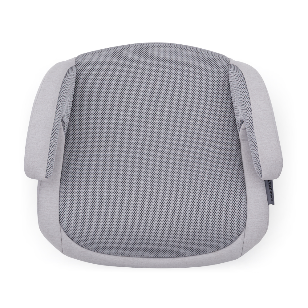 PETITE&amp;MARS Podsedák Optimus Pro i-Size Air Gentle Grey 125 - 150 cm (22-36 kg)