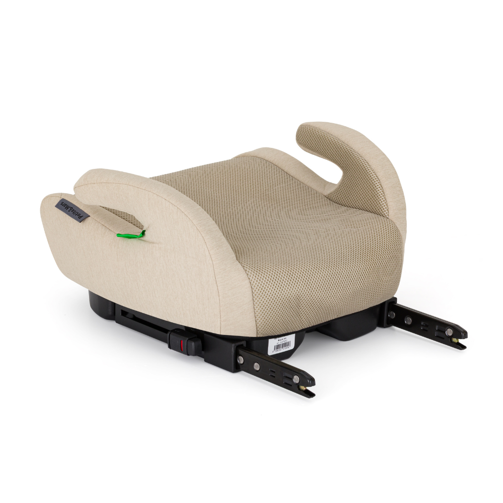 PETITE&amp;MARS Podsedák Optimus Pro i-Size Air Sage Beige 125 - 150 cm (22-36 kg)