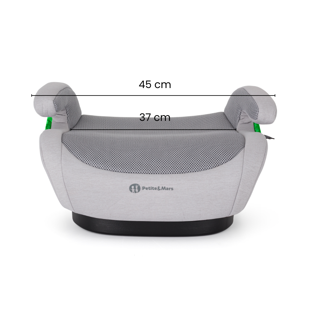 PETITE&amp;MARS Podsedák Optimus Pro i-Size Air Sage Beige 125 - 150 cm (22-36 kg)