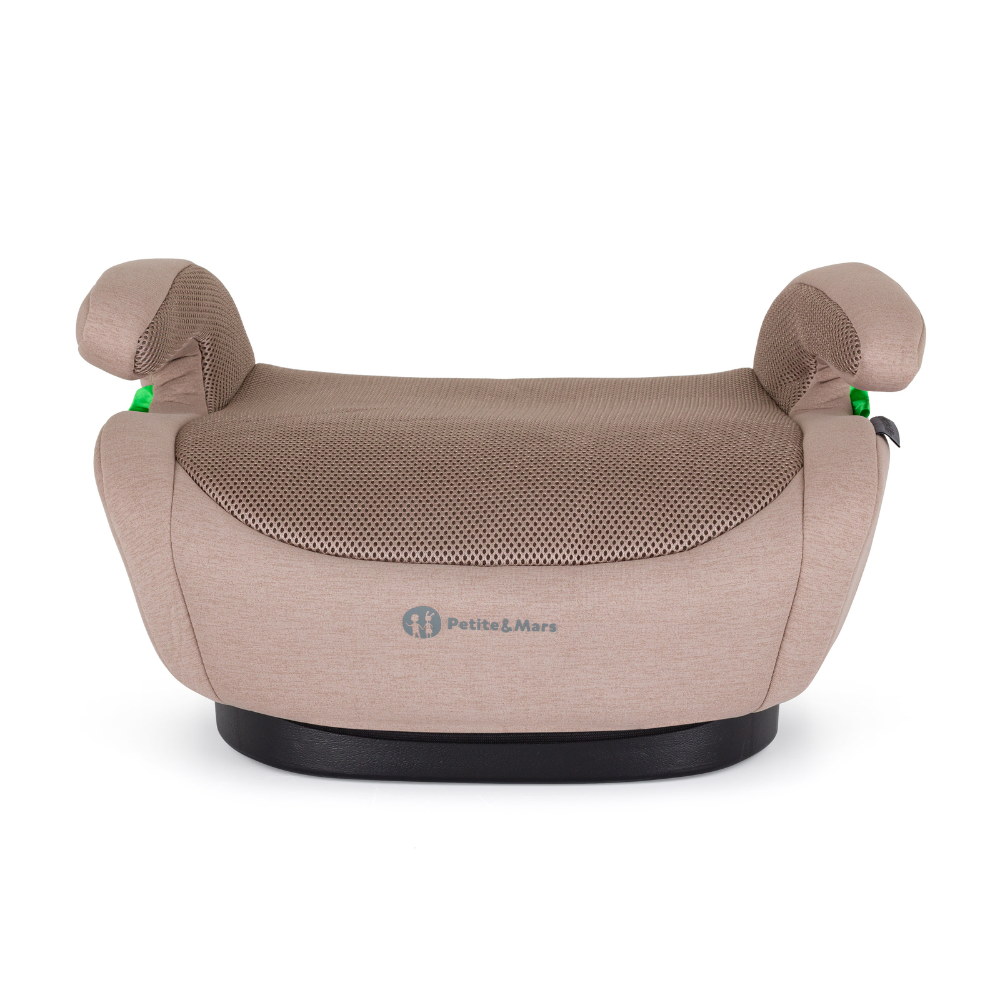 PETITE&amp;MARS Podsedák Optimus Pro i-Size Air Tan Brown 125 - 150 cm (22-36 kg)