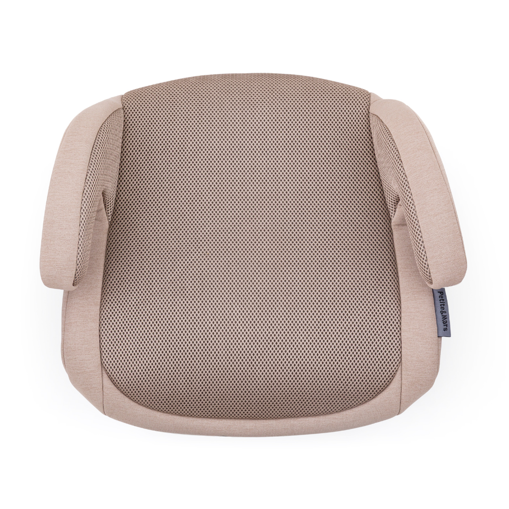 PETITE&amp;MARS Podsedák Optimus Pro i-Size Air Tan Brown 125 - 150 cm (22-36 kg)