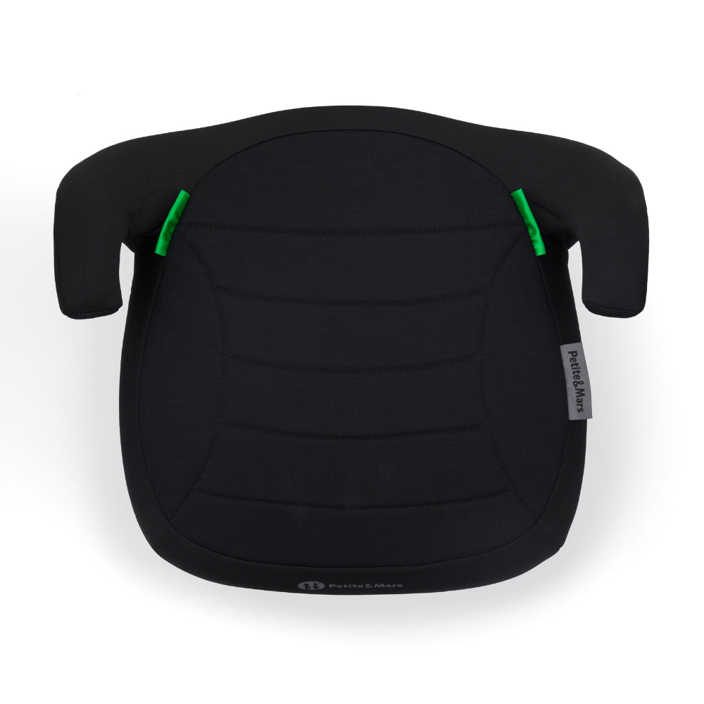 PETITE&amp;MARS Podsedák Zuno Coal Black 125 - 150 cm (22-36 kg)