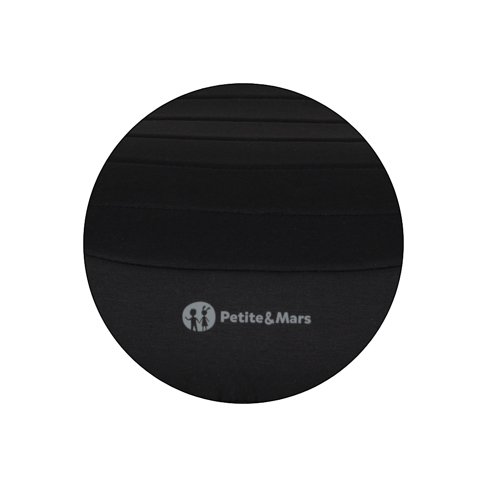 PETITE&amp;MARS Podsedák Zuno Coal Black 125 - 150 cm (22-36 kg)