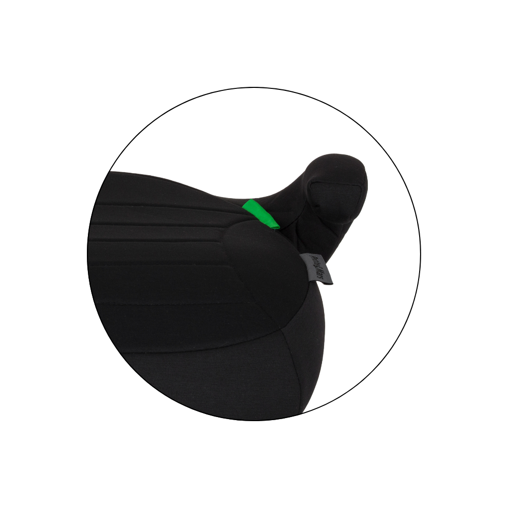 PETITE&amp;MARS Podsedák Zuno Coal Black 125 - 150 cm (22-36 kg)