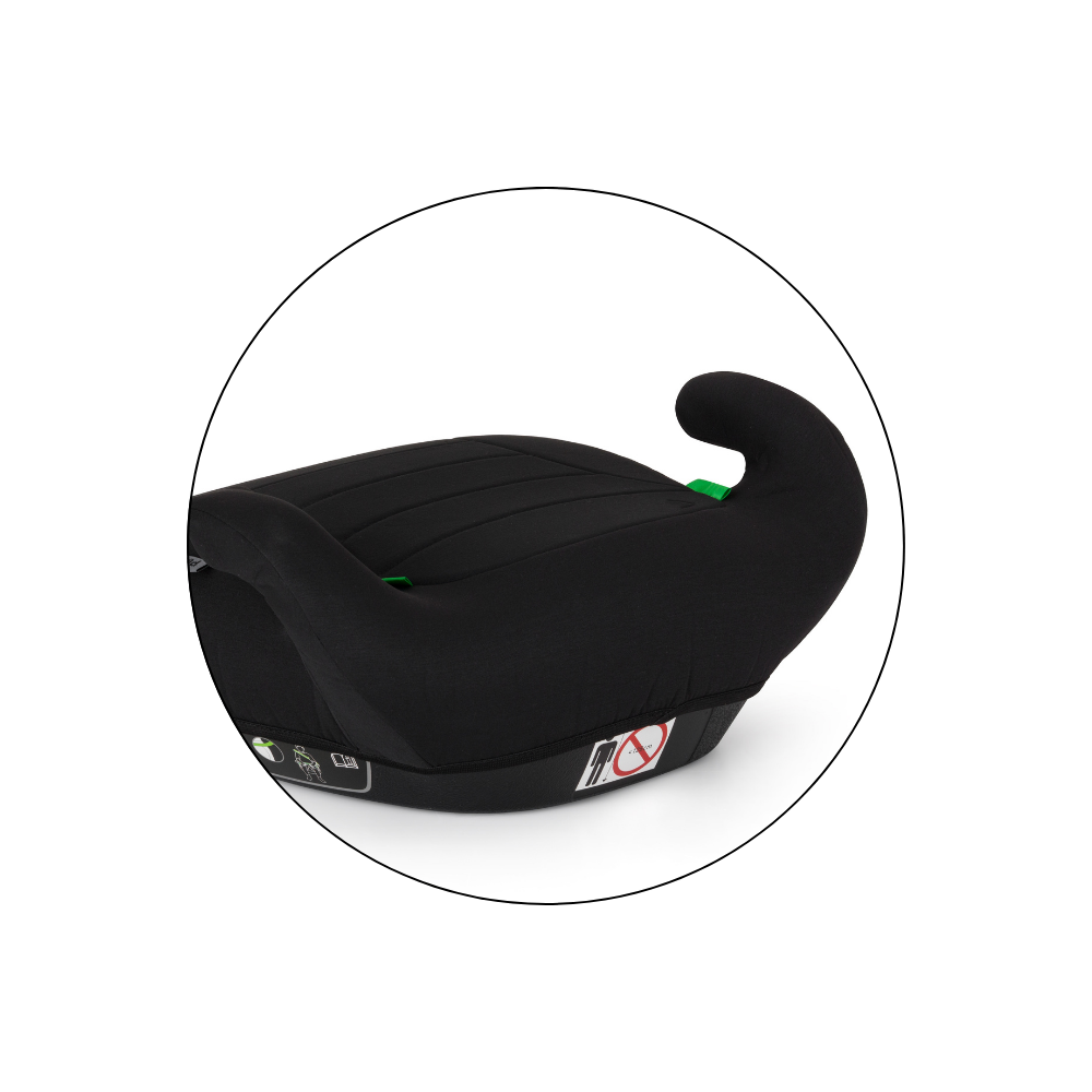 PETITE&amp;MARS Podsedák Zuno Coal Black 125 - 150 cm (22-36 kg)