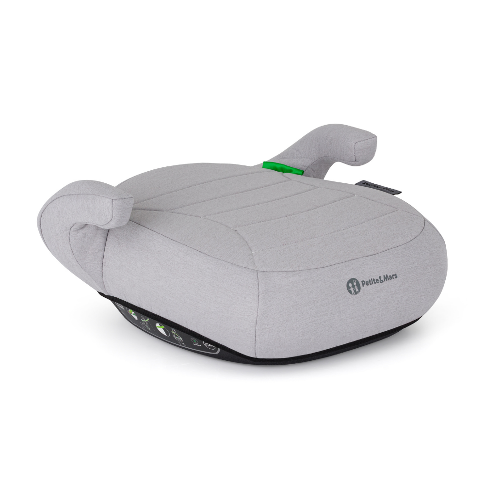 PETITE&amp;MARS Podsedák Zuno Gentle Grey 125 - 150 cm (22-36 kg)