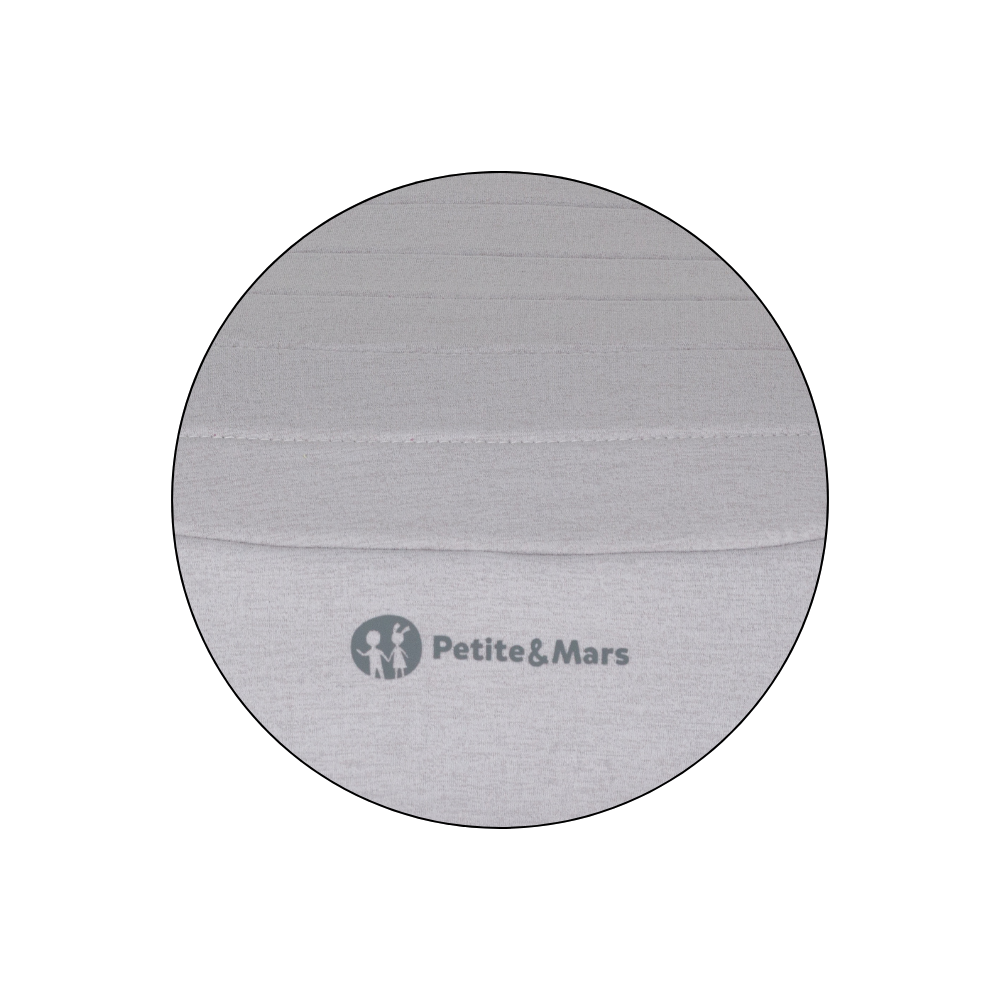 PETITE&amp;MARS Podsedák Zuno Gentle Grey 125 - 150 cm (22-36 kg)