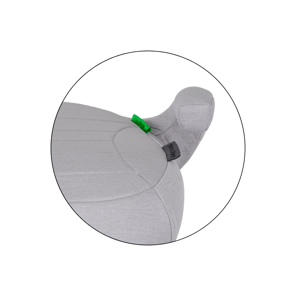 PETITE&amp;MARS Podsedák Zuno Gentle Grey 125 - 150 cm (22-36 kg)