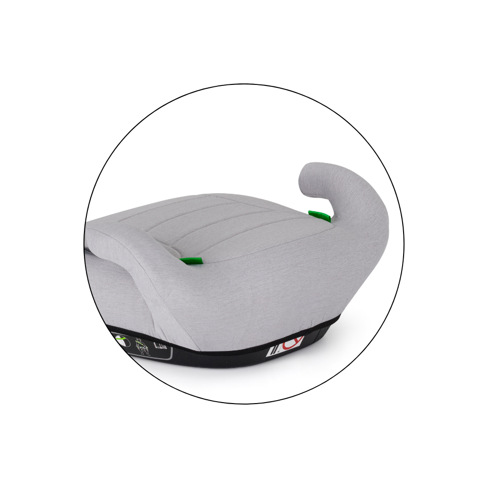 PETITE&amp;MARS Podsedák Zuno Gentle Grey 125 - 150 cm (22-36 kg)