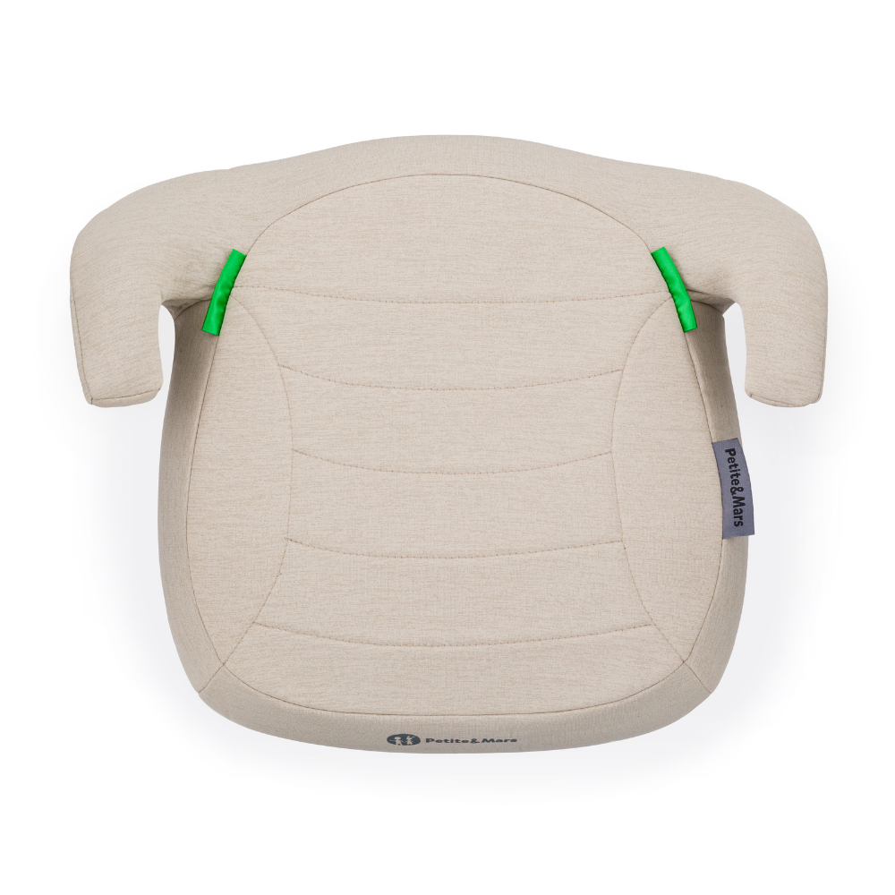 PETITE&amp;MARS Podsedák Zuno Sage Beige 125 - 150 cm (22-36 kg)