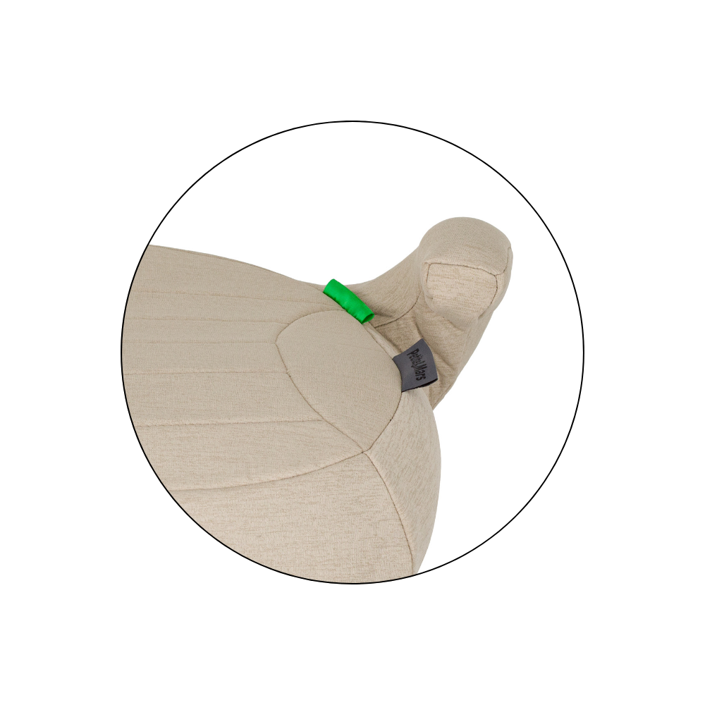 PETITE&amp;MARS Podsedák Zuno Sage Beige 125 - 150 cm (22-36 kg)