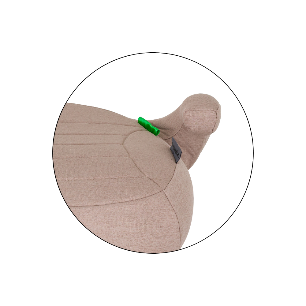 PETITE&amp;MARS Podsedák Zuno Tan Brown 125 - 150 cm (22-36 kg)