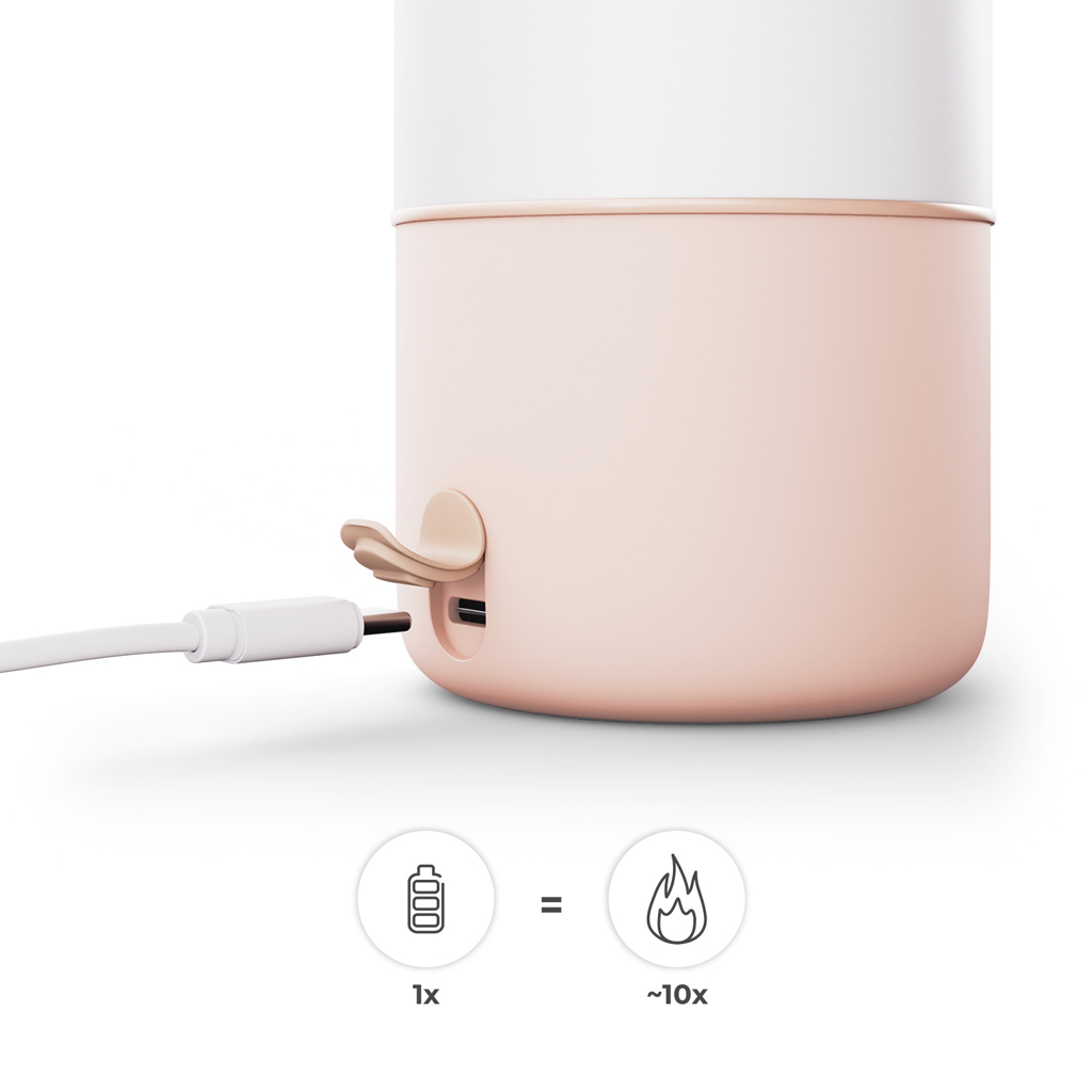 KINDERKRAFT Cestovný ohrievač mlieka a termoska 2v1 Gaja Beige