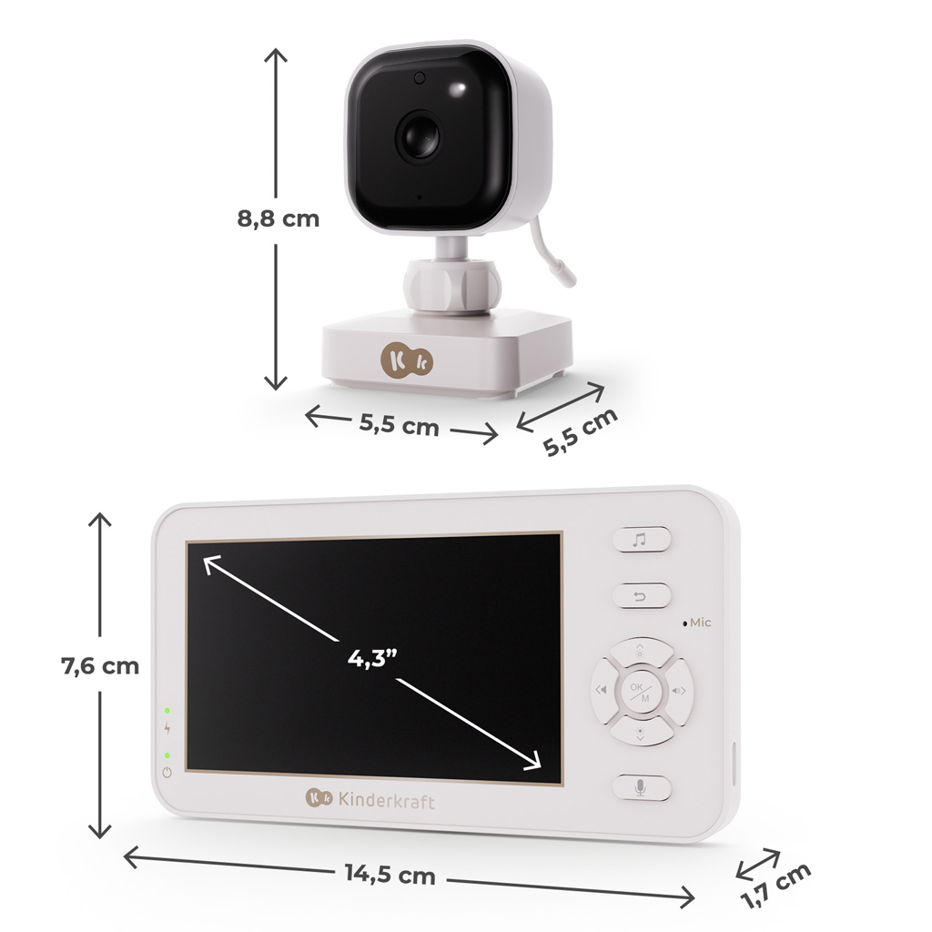 KINDERKRAFT Detská pestúnka bez Wi-Fi Niteeye Travel