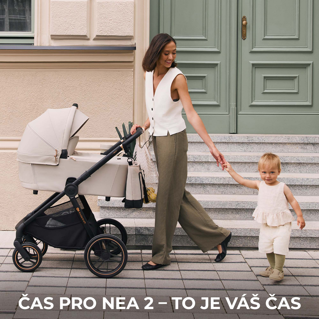 KINDERKRAFT Kočík kombinovaný Nea 2 2v1 Beige