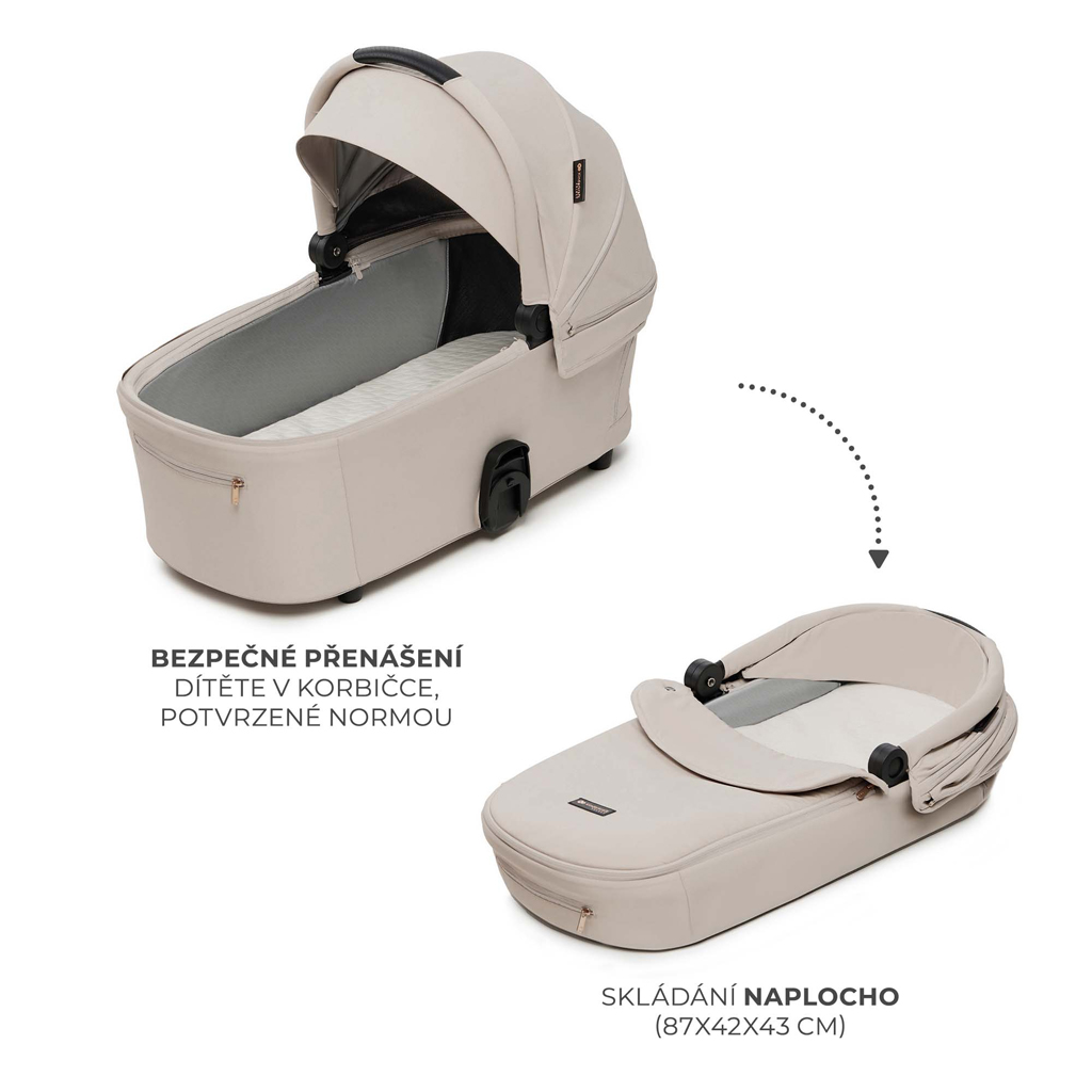 KINDERKRAFT Kočík kombinovaný Nea 2 2v1 Beige