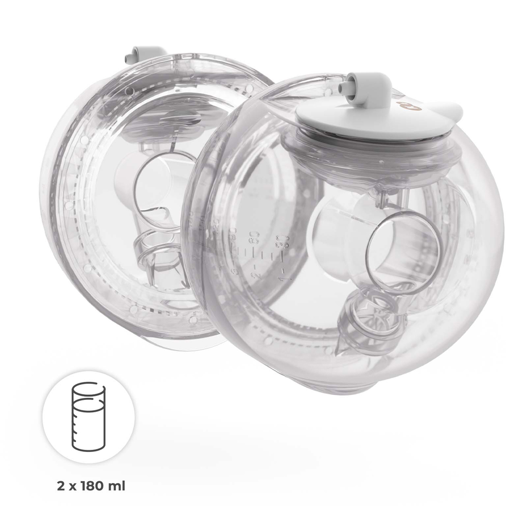 KINDERKRAFT Odsávačka materského mlieka Double Hands-free Gentle Flow Gold