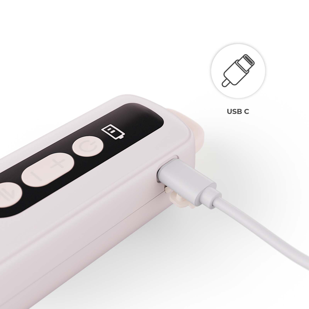 KINDERKRAFT Odsávačka materského mlieka Double Hands-free Gentle Flow Pink