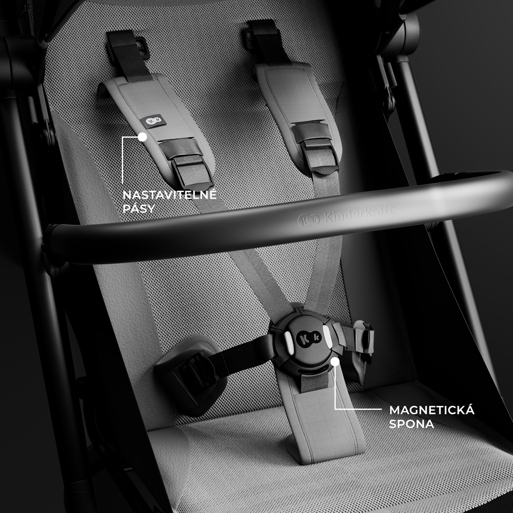 KINDERKRAFT SELECT Kočík športový Pilot 2 Grey