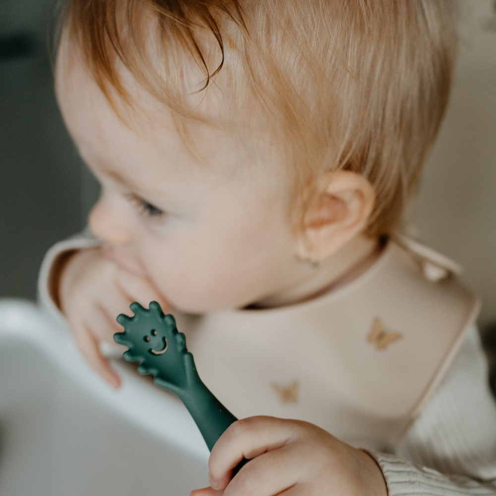 PETITE&amp;MARS Podbradník silikónový Take&amp;Match Desert Sand 6m+