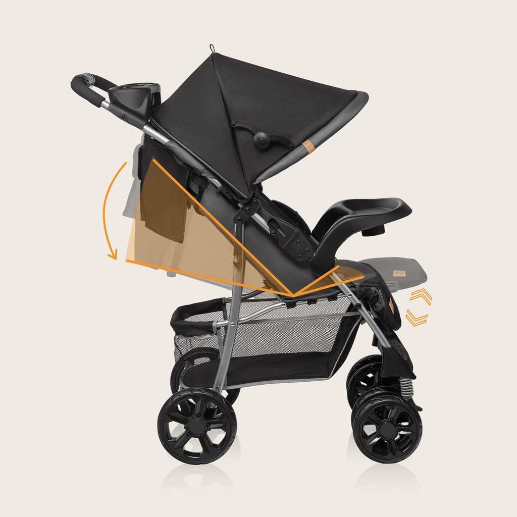 LIONELO Kočík športový Emma Plus Stone