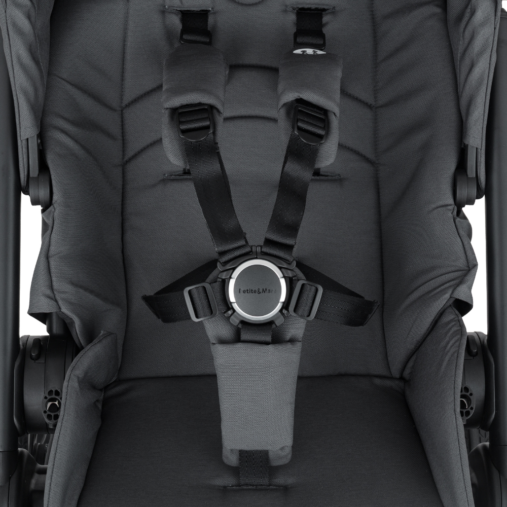 PETITE&amp;MARS Kočík kombinovaný SCOUT 2v1 Anthracite Moon