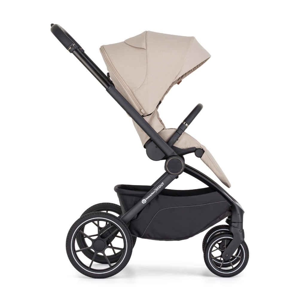 PETITE&amp;MARS Kočík kombinovaný SCOUT 2v1 Anthracite Moon