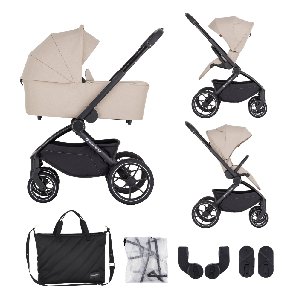 PETITE&amp;MARS Kočík kombinovaný SCOUT 2v1 Soft Mousse