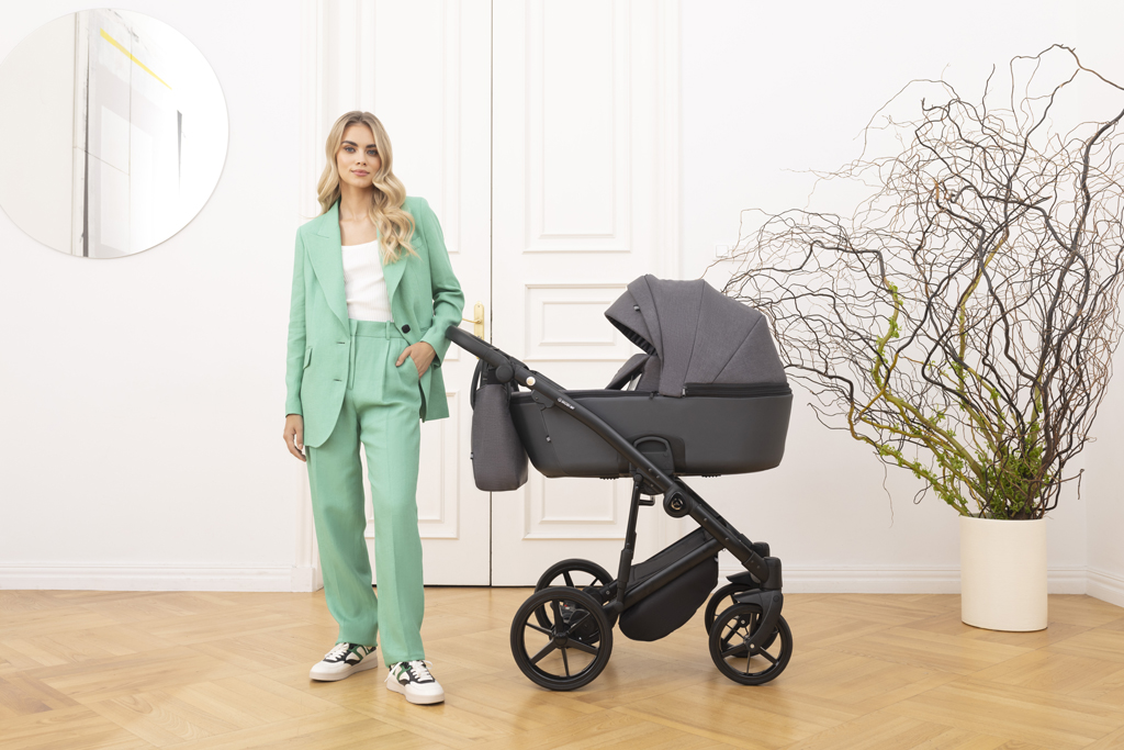 ADAMEX Kočík kombinovaný Mobi New Lux Green