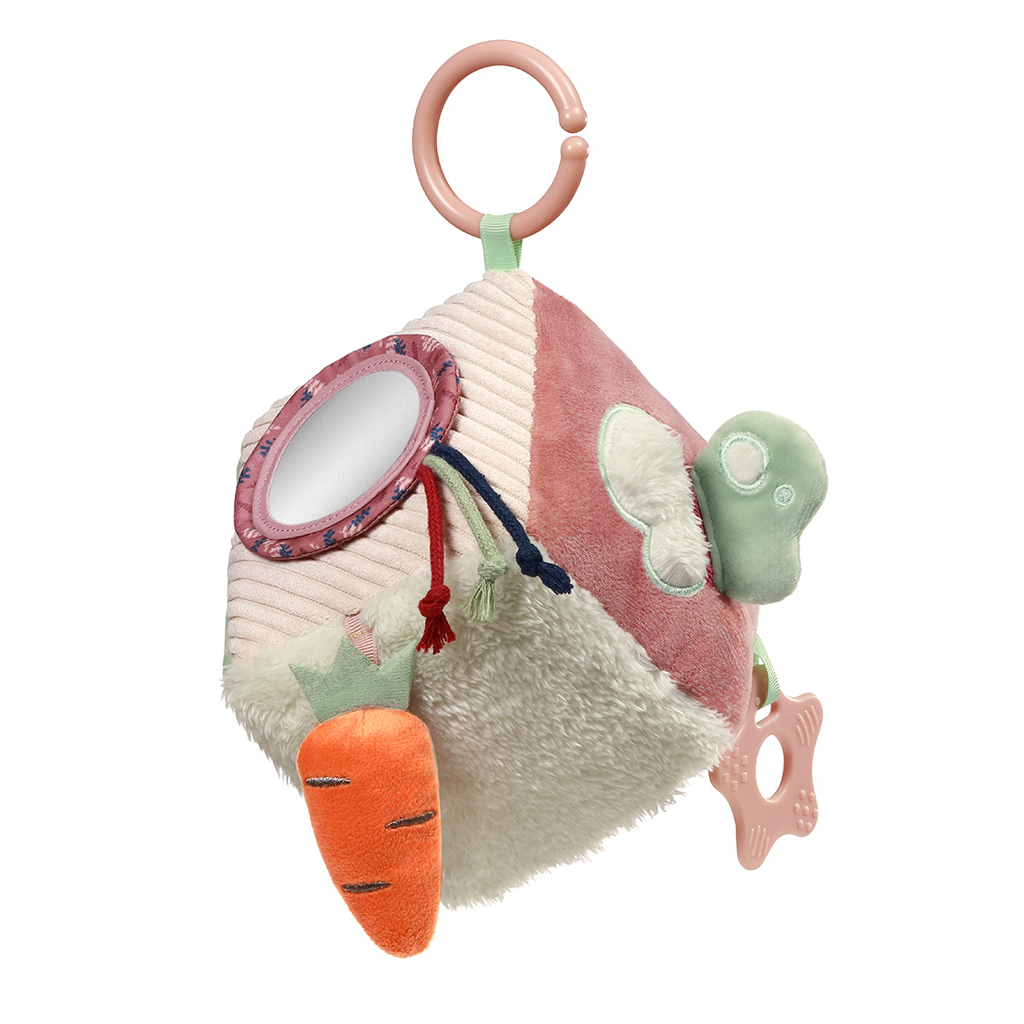 BABYONO Kocka sensorická Rabbit Karo 0m+