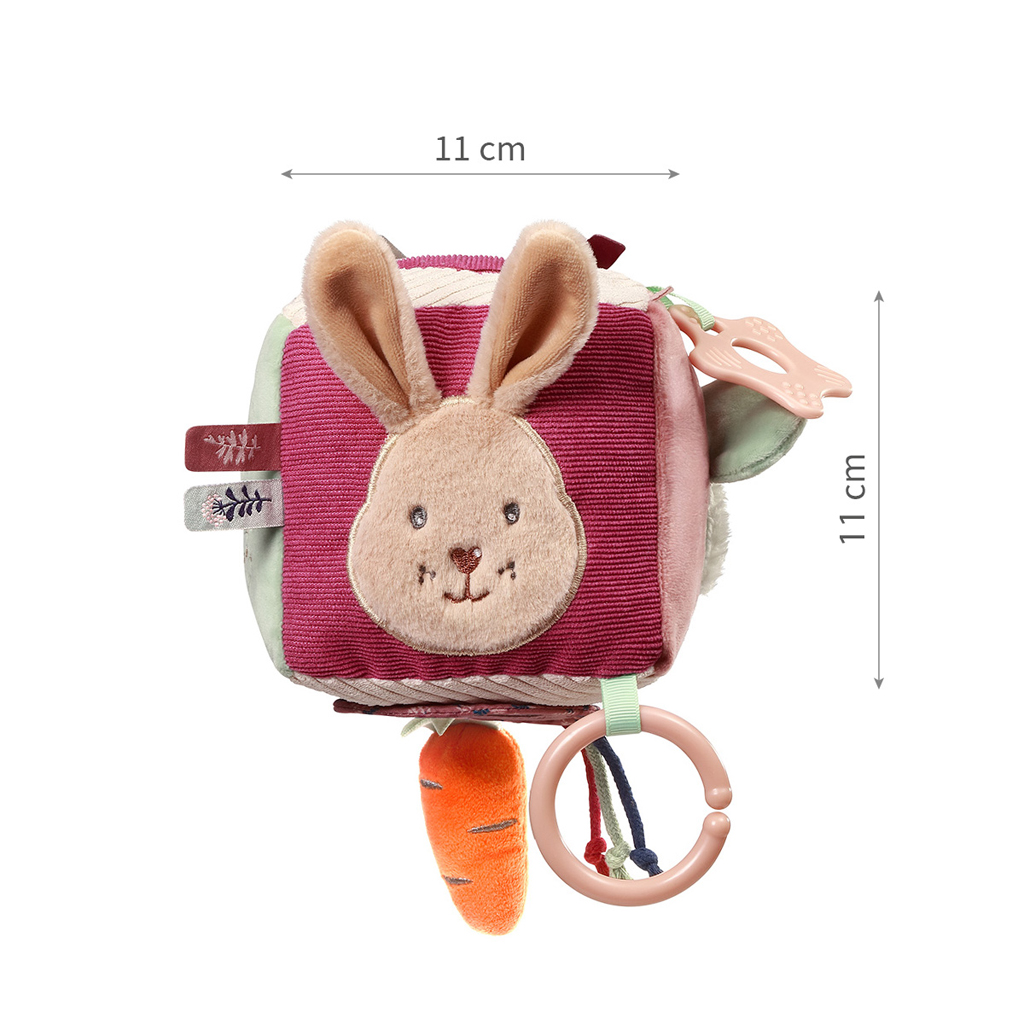 BABYONO Kocka sensorická Rabbit Karo 0m+