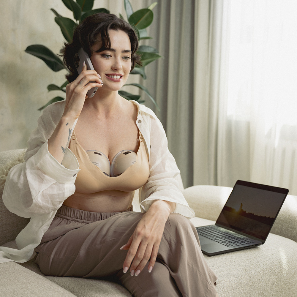 CANPOL BABIES Odsávačka materského mlieka do podprsenky dvojitá elektrická SmartSense