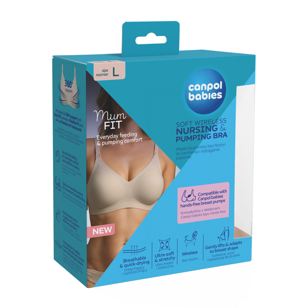CANPOL BABIES Podprsenka na dojčenie a odsávanie MumFIT L