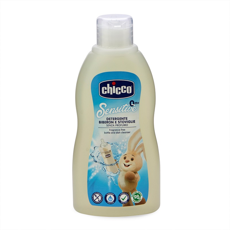 CHICCO Čistiaci prostriedok na fľaše a cumlíky 300 ml, 0m+